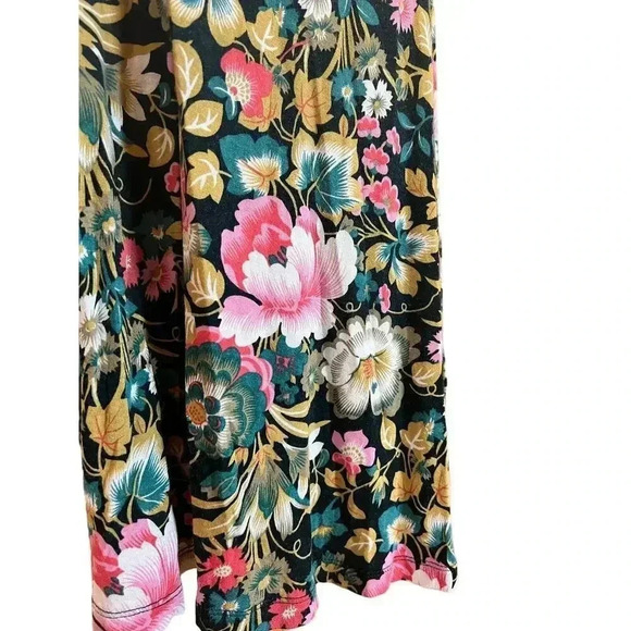 LILKA by ANTHROPOLOGY midi twist front floral TASCADE dress size medium - Picture 10 of 12